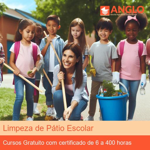 Limpeza de Pátio Escolar
